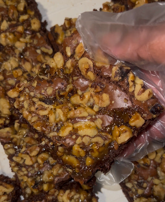CARAMEL FUDGE BROWNIES
