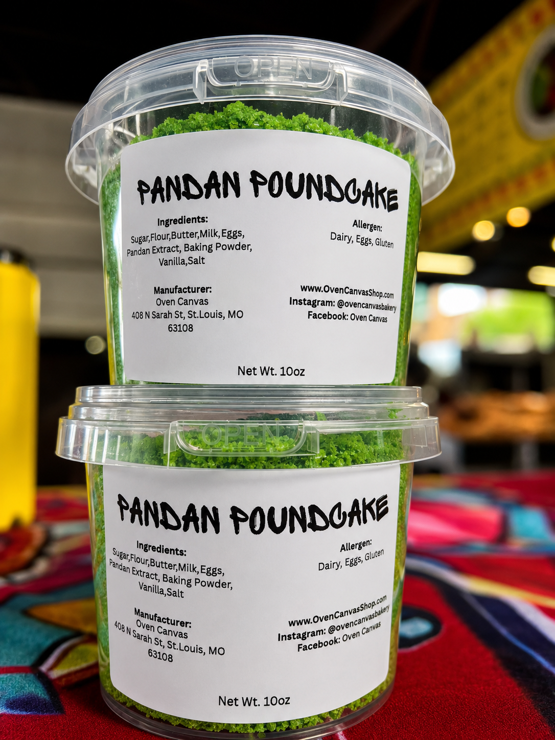 Pandan Poundcake
